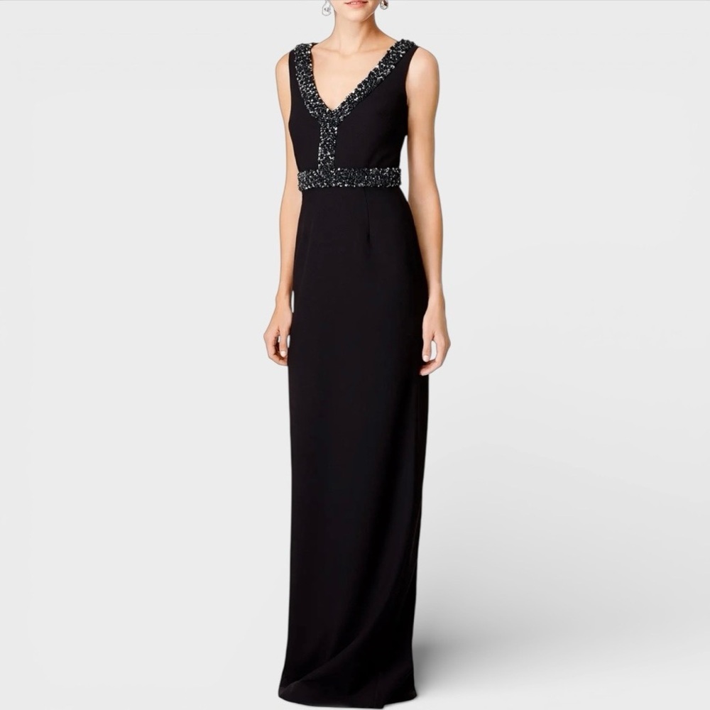 RAOUL Elegant Black Evening Gown with Sequins